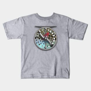 Fly Fishing Trout Camo Kids T-Shirt